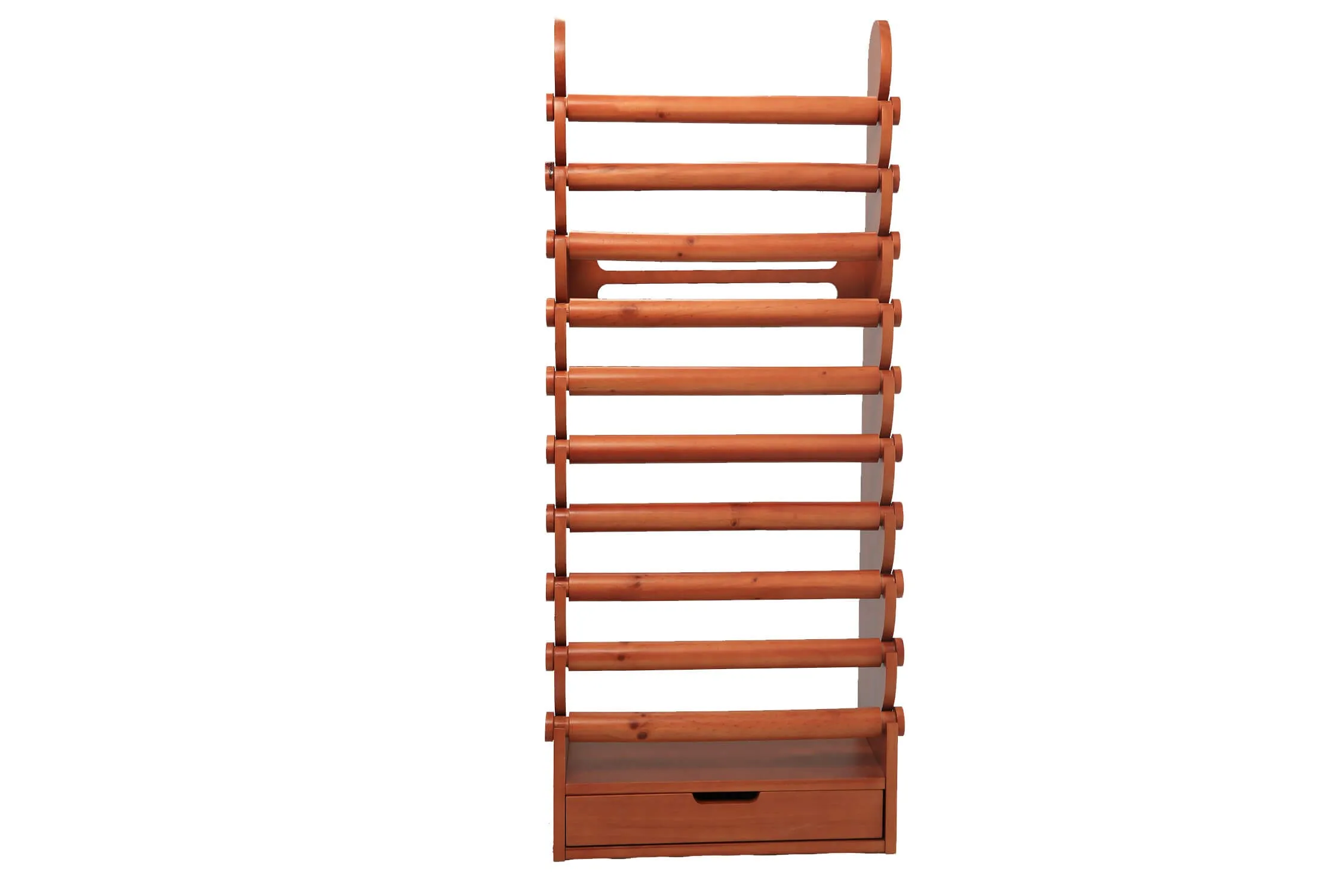 the light wood 10-tier bracelet display — view 5