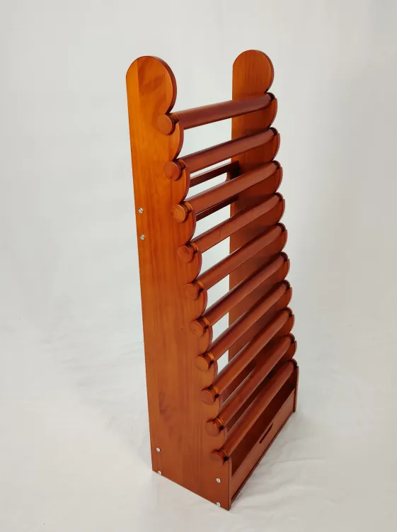 the light wood 10-tier bracelet display — view 18