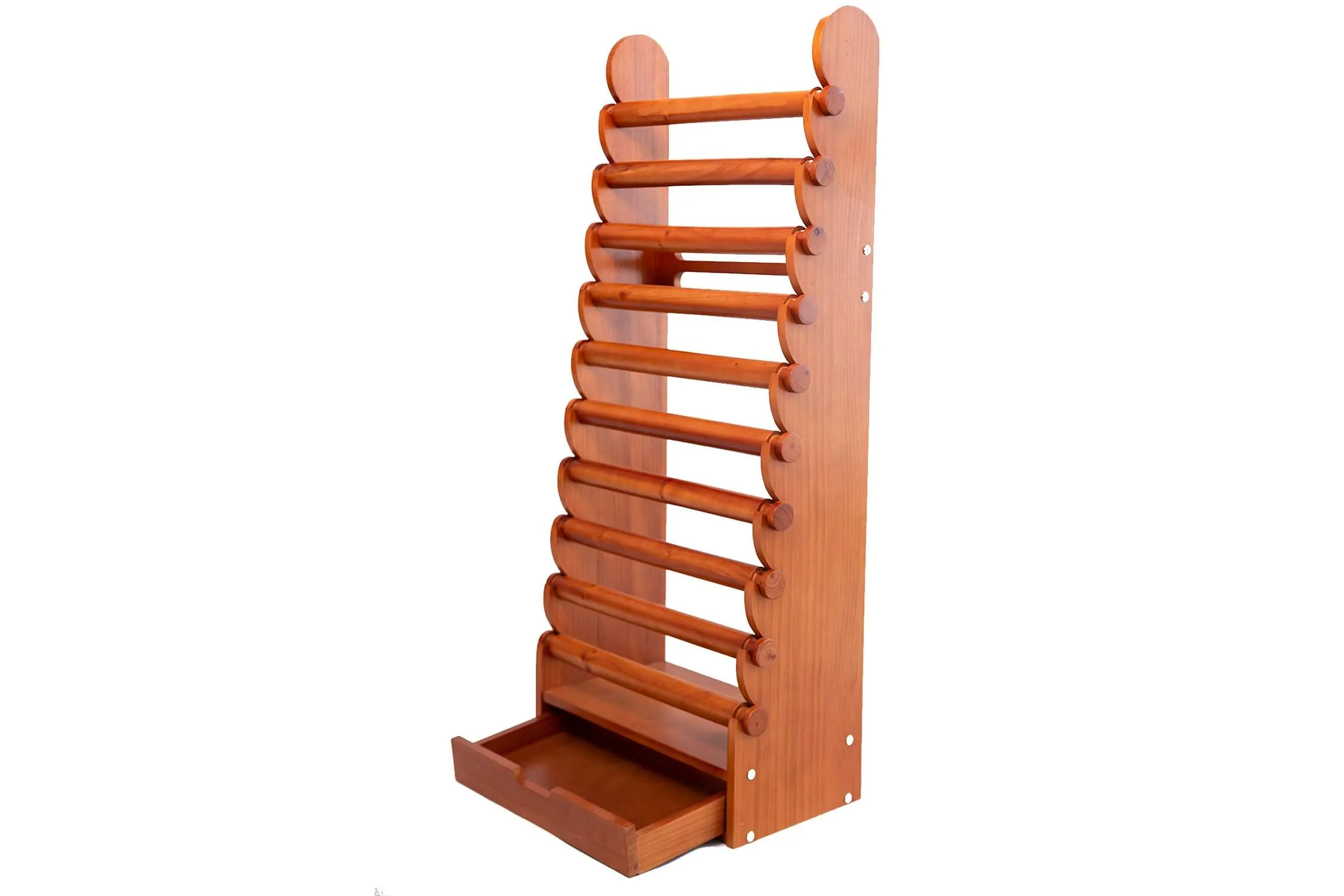 the light wood 10-tier bracelet display — view 20